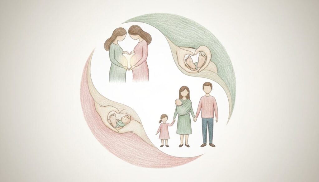 découvrez un accompagnement complet et bienveillant à chaque étape de votre parcours pour devenir parents, pour vous soutenir et vous guider dans cette belle aventure.