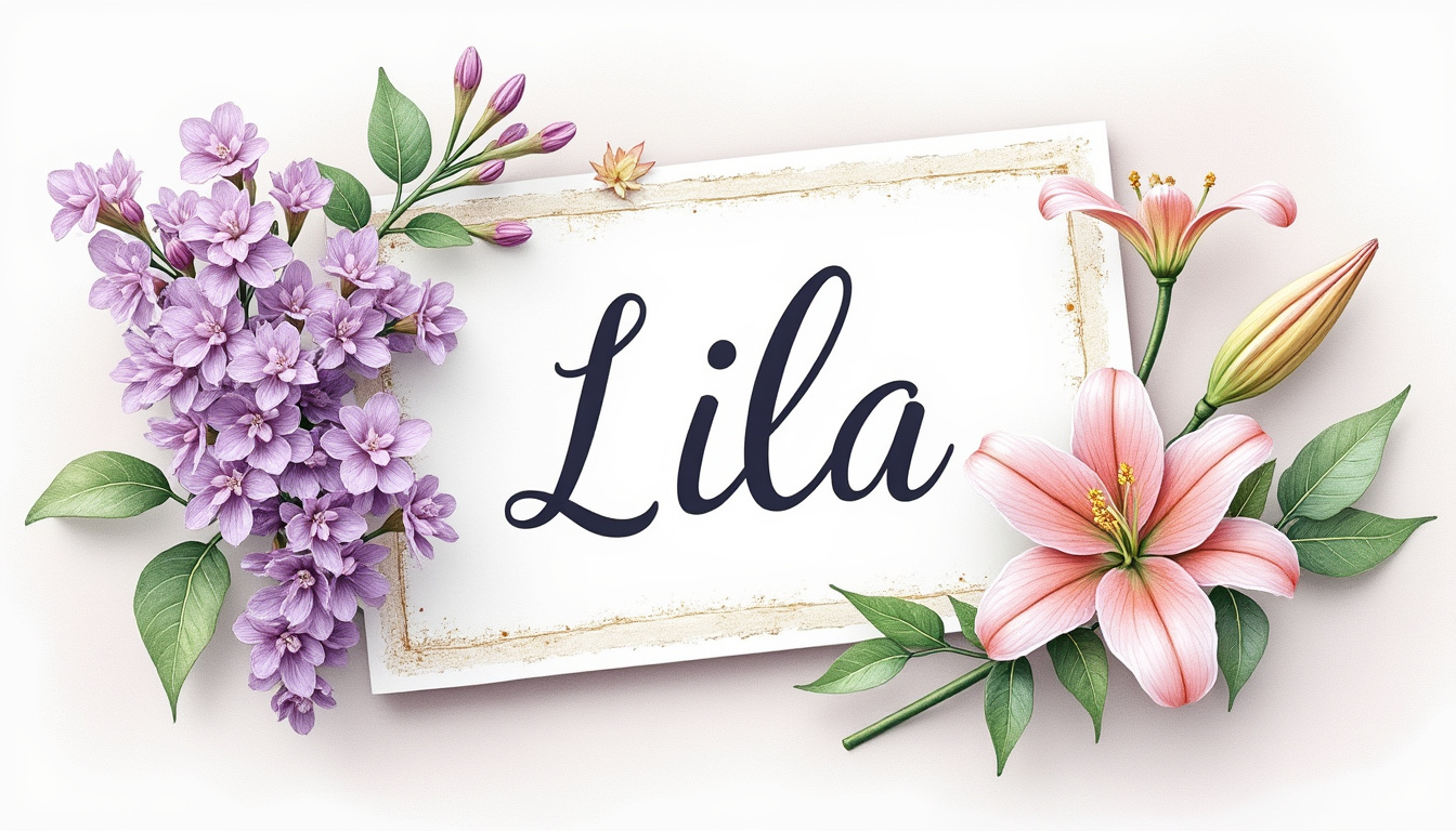 discover the origin, meaning and popularity of the elegant first name Lila, a charming and timeless choice for your child.