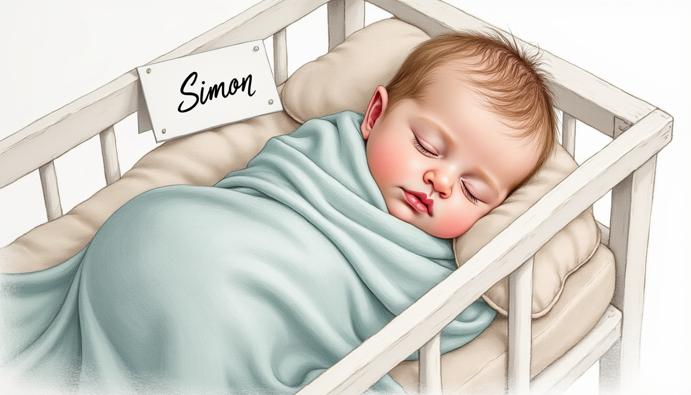 discover the history of the first name Simon, its origin, meaning, and evolution of popularity over time.