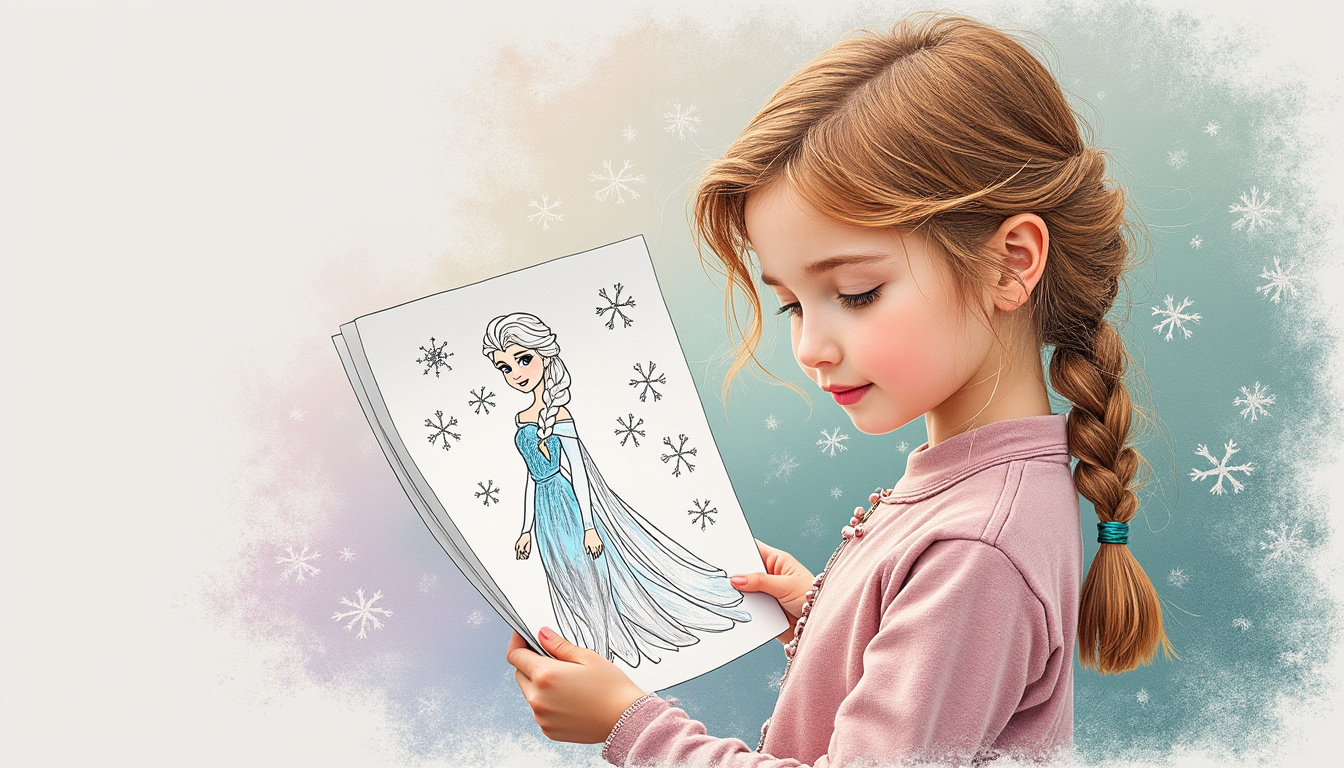 join our creative workshop of magic coloring pages themed Frozen. have fun discovering amazing drawings and let your imagination run free!