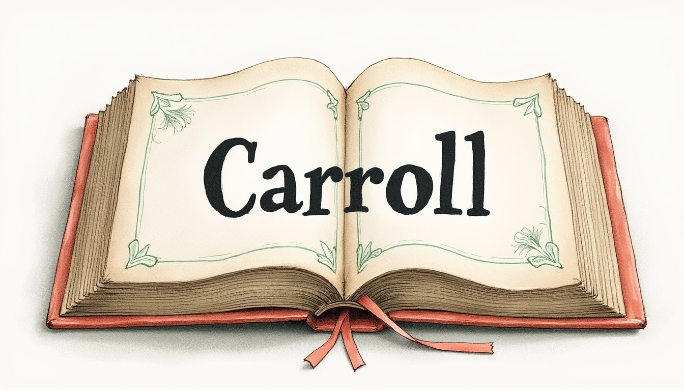 discover the fascinating universe and origin of the name Caroll, its history, meaning and evolution through time.