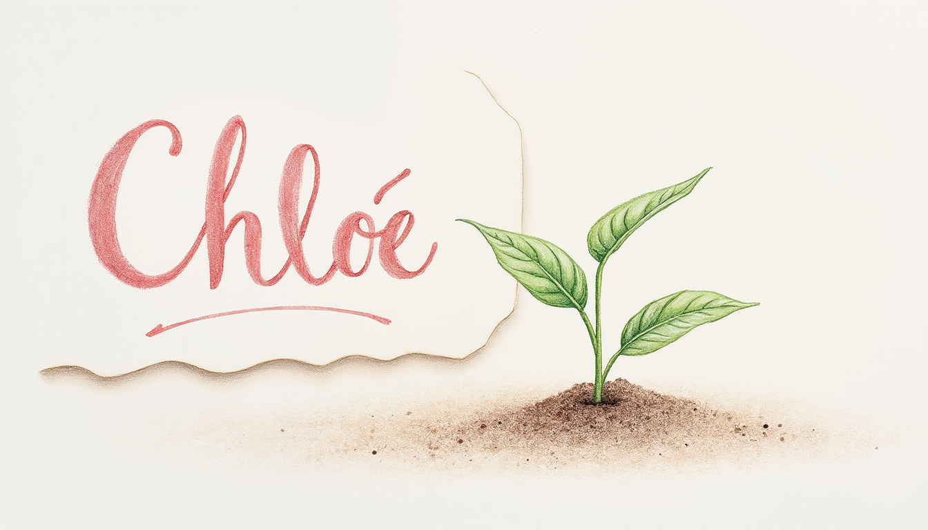 discover everything about the first name chloé: its origin, deep meaning and popularity evolution over the years.