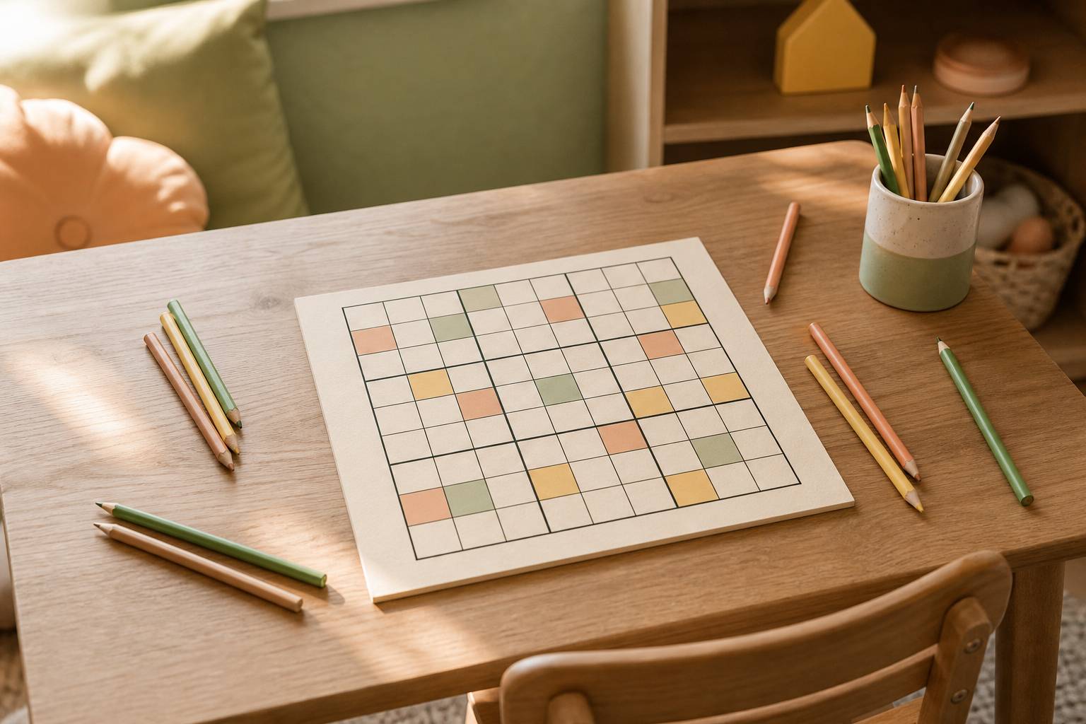 Printable Sudoku: fun grids specially designed for children
