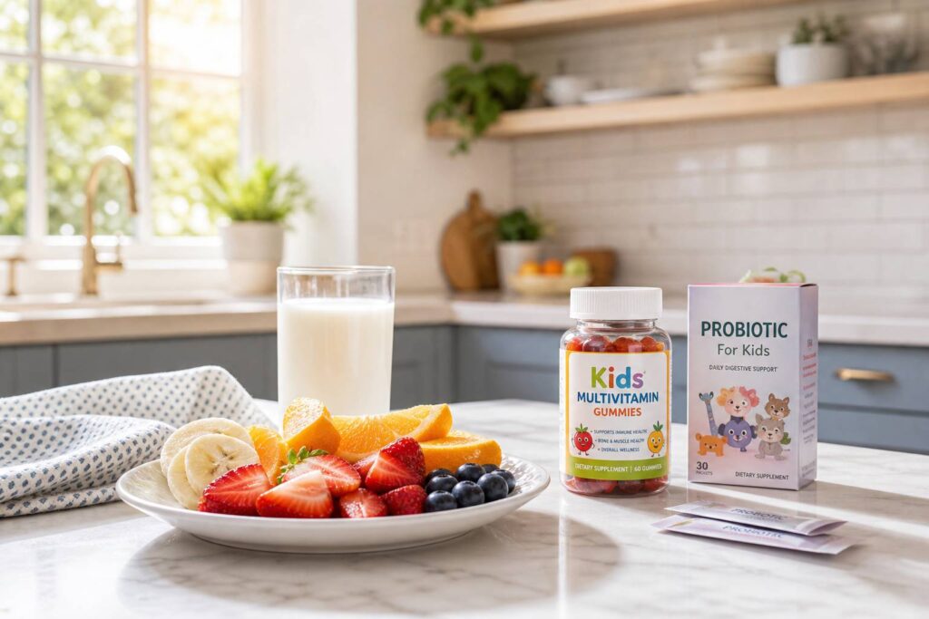 Child breakfast supplements magnesium deficiency health nutrition