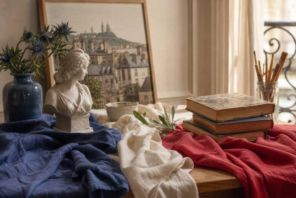 Couleurs du drapeau francais bleu blanc rouge symbolisme educatif culturel - image principale