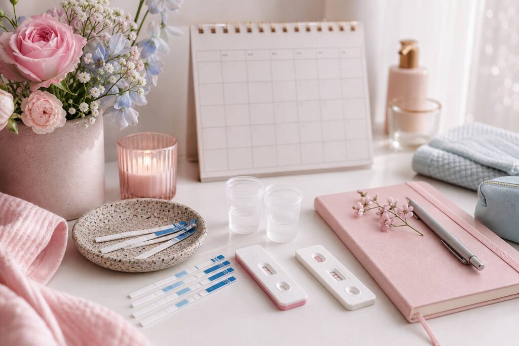 Photo éditoriale illustrant Ovulation tests: complete guide on price, usage, and reliability