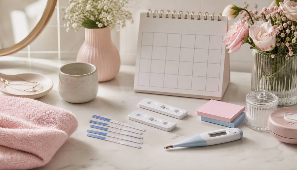 Photo éditoriale illustrant Tests d'ovulation : guide complet sur prix, utilisation et fiabilité