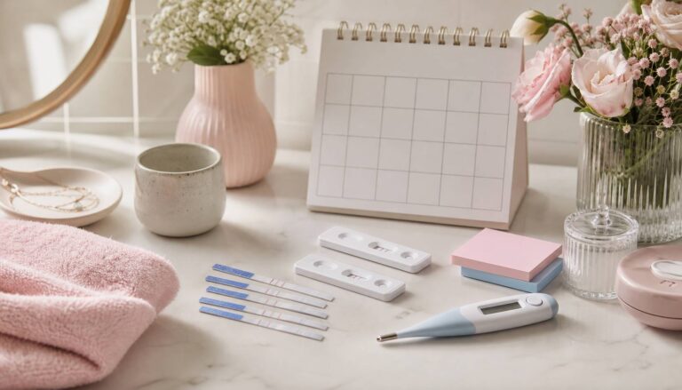 Photo éditoriale illustrant Tests d'ovulation : guide complet sur prix, utilisation et fiabilité