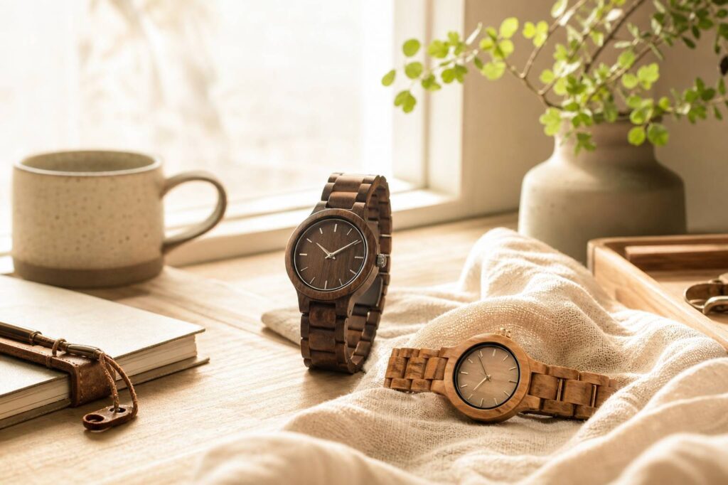 Charme Bois : Nœuds Papillon, Montres et Lunettes en Bois pour Homme Élégants et Durables