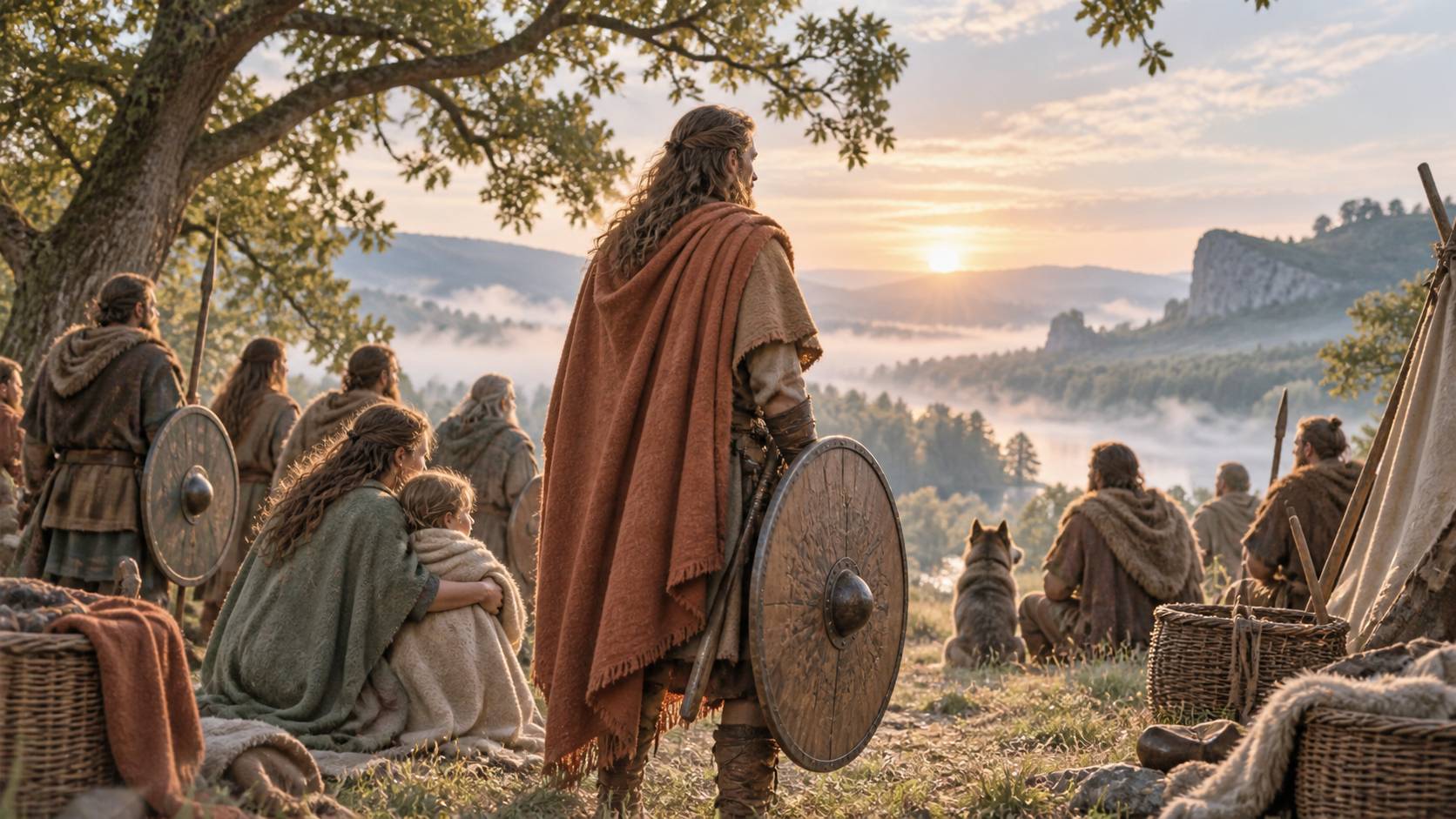 Illustration éditoriale du sujet : Vercingetorix: portrait of the legendary Gallic leader who defied Rome