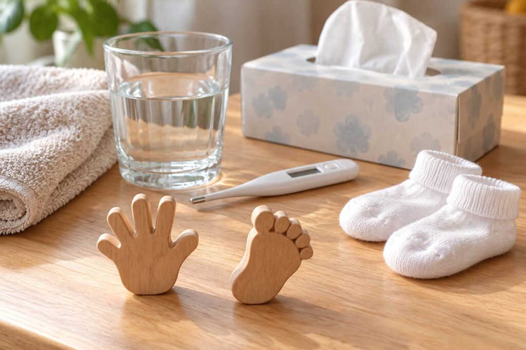 Illustration de détail sur le sujet : Hand-Foot-and-Mouth Disease: understanding its causes, recognizing the symptoms